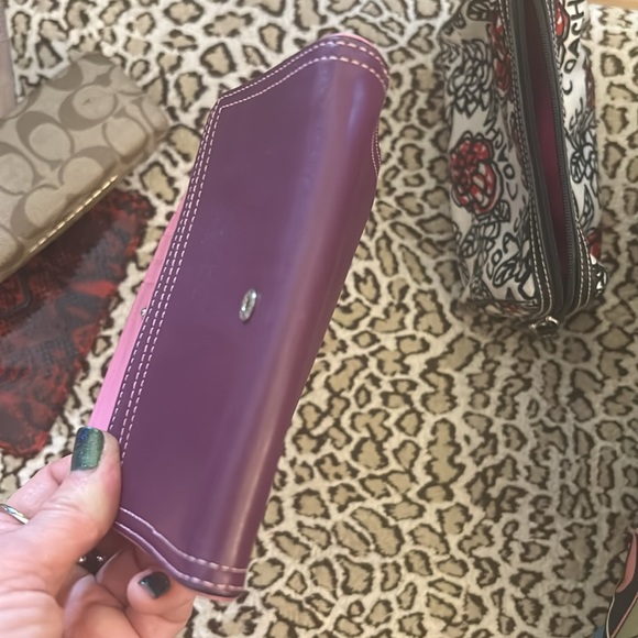 Coach purple and pink wallet - Picture 8 of 9